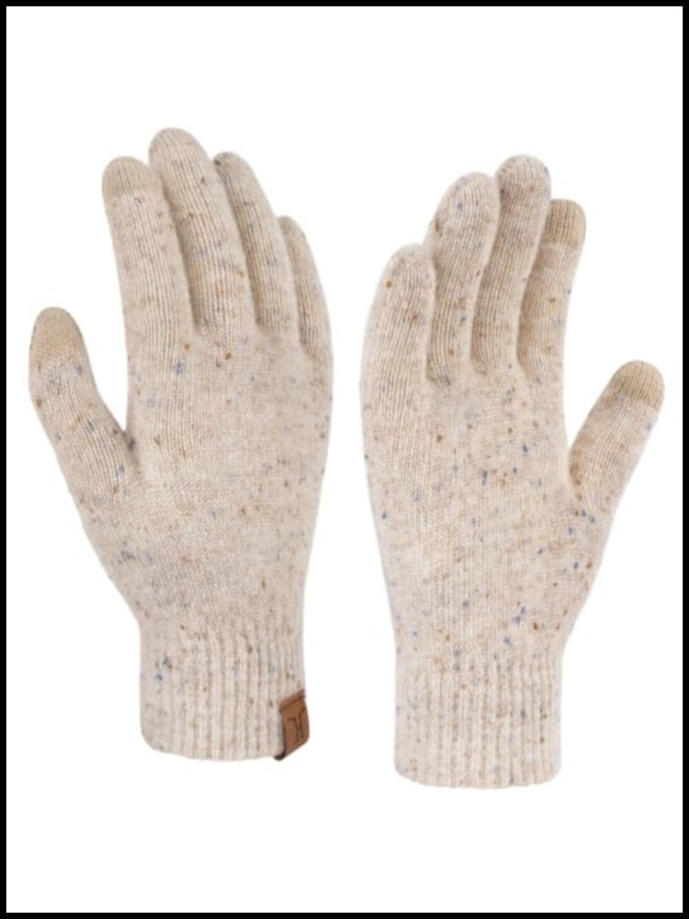 Wool Knit Touchscreen Winter Gloves Women Gift